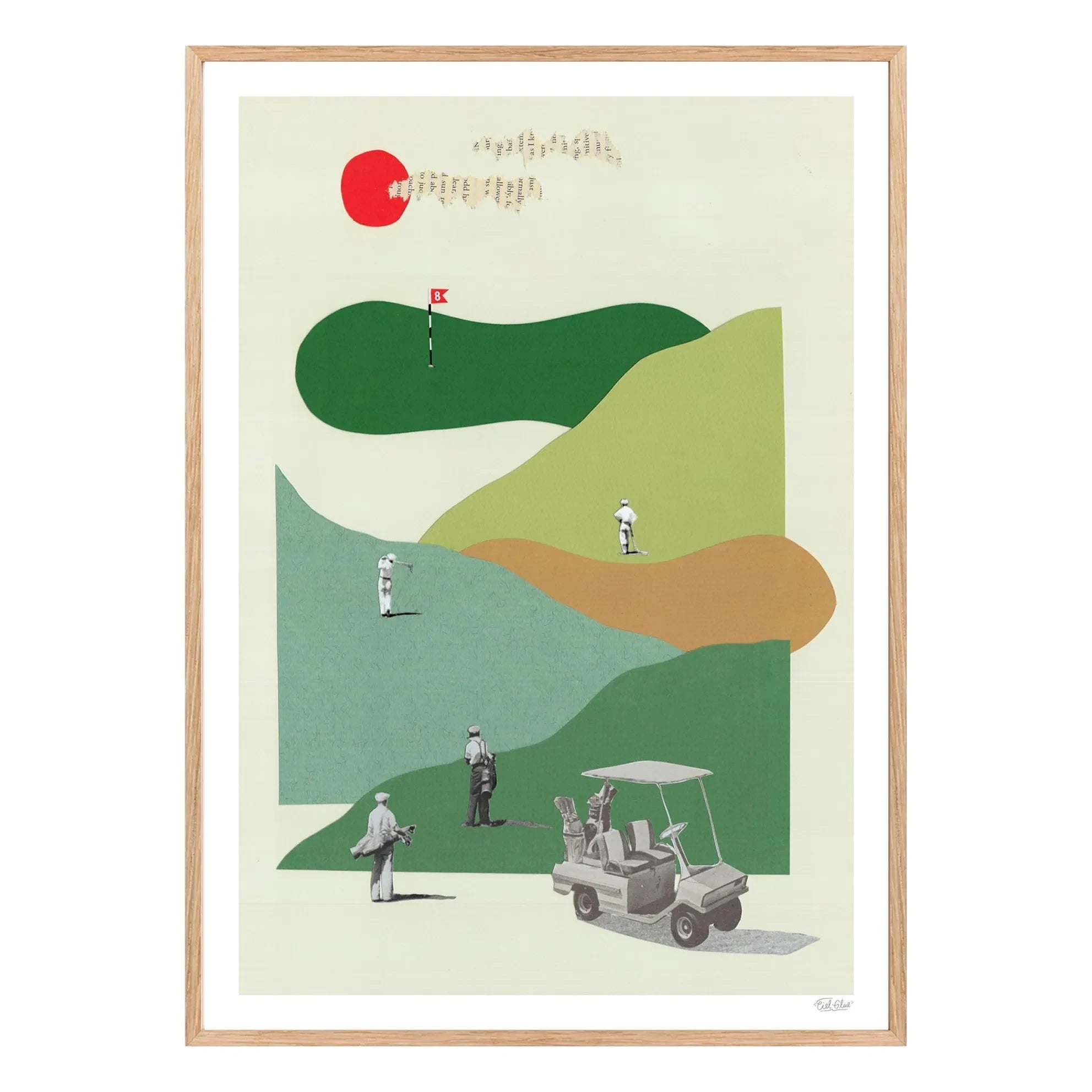 Ciel Glue - Fairway Plakat | Grün