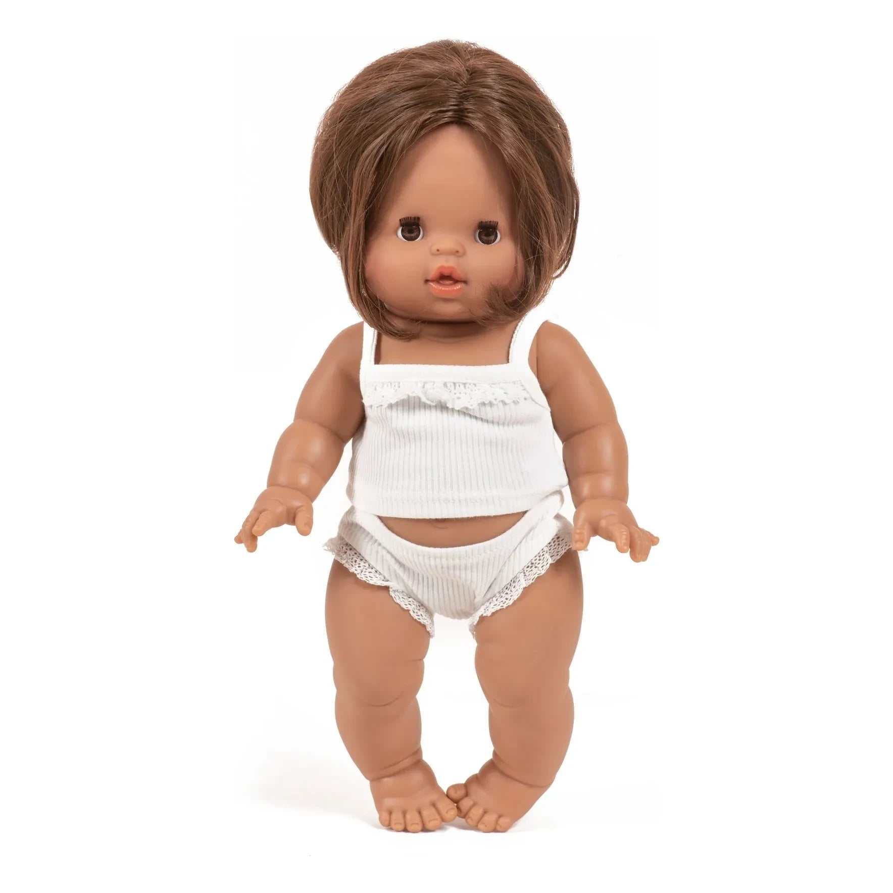 Minikane - Leopoldine Puppe mit geripptem Strickset