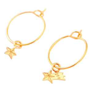 Adorabili - Asymmetrische Etoile Filante Creolen | Gold