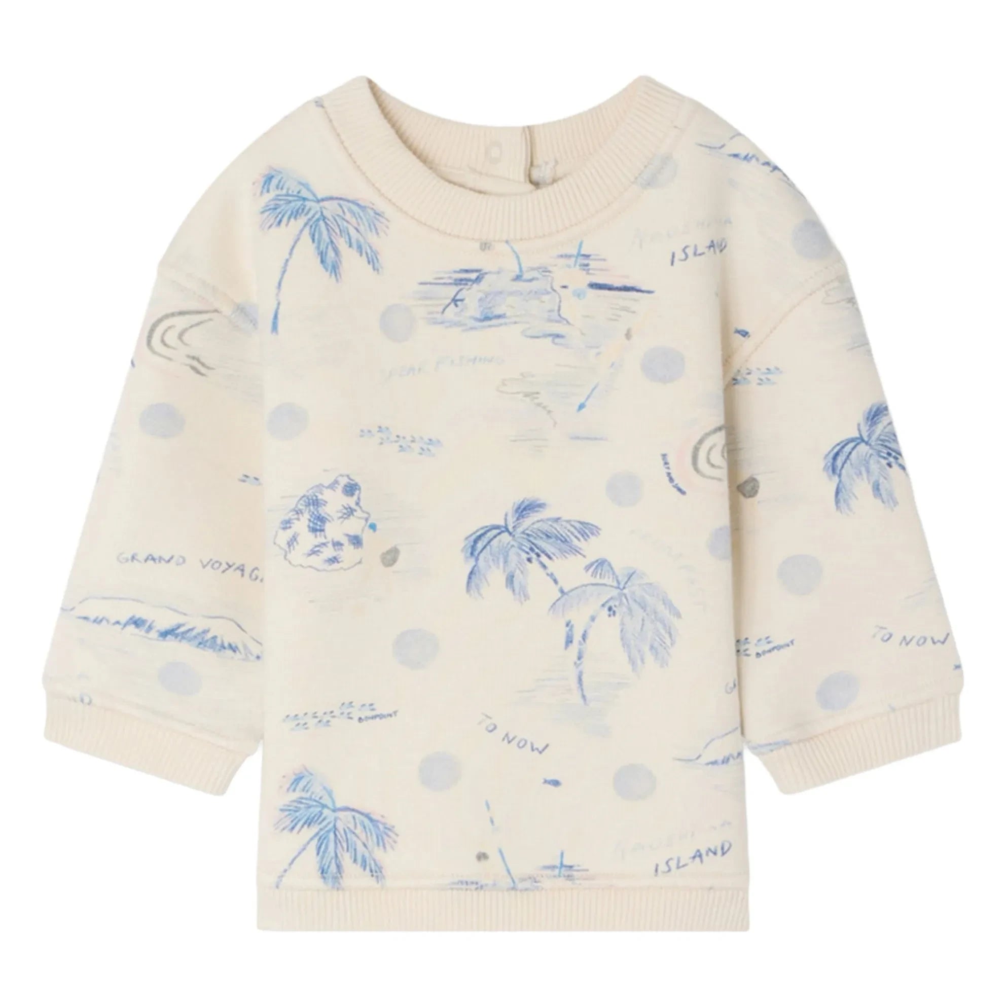 Bonpoint - Dady Bio-Baumwoll-Sweatshirt | Ecru