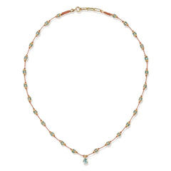 Tityaravy - Talisman Pfingstrose Topaze | Blau
