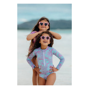 Beach & Bandits - Hibiscus UV-Schutz-Schwimmanzug aus recycelten Fasern | Lila