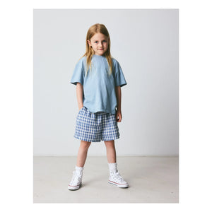 brunobruno nation - Nanna Skateboard Bio-Baumwoll-T-Shirt | Hellblau