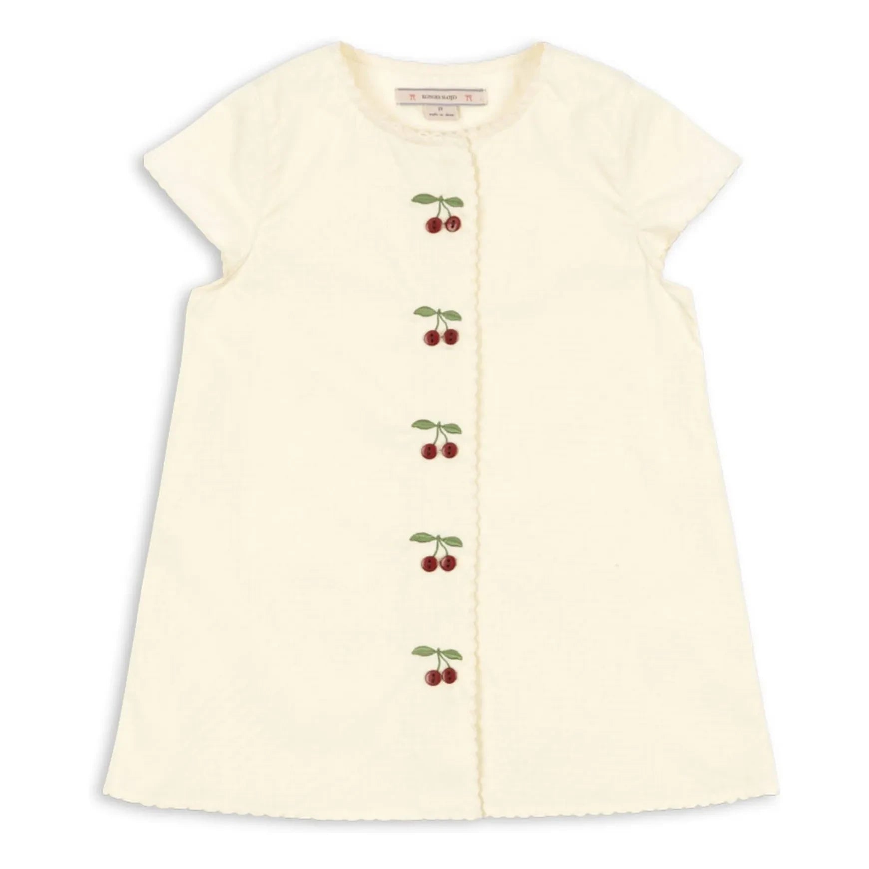 Konges Sløjd - Evia Kirschen Bio-Baumwollkleid | Creme