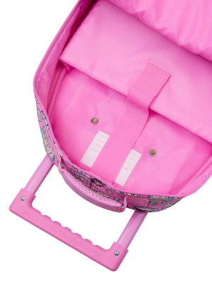Smiggle - Hello Kitty ve Arkadaşları Işıklı Tekerlekli Sırt ve Çekçekli Çanta