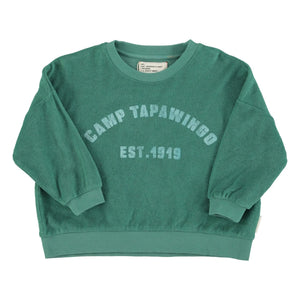 Piupiuchick - Bio-Frottee-Logo-Sweatshirt | Grün