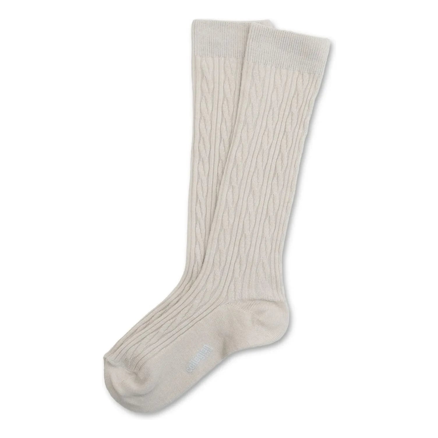 Collégien - Alix Merinowolle Hohe Socken | Offwhite