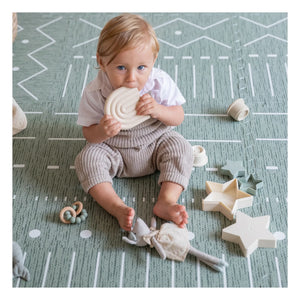 Toddlekind - Berbère Modulare Spielmatte | Grün