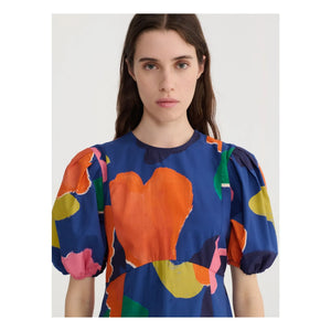 Bobo Choses - Blooming Color Bio-Baumwollkleid | Blau