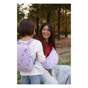 Studio Noos - Puffy Hearts Rucksack | Lila