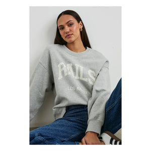 Rails - Sweatshirt The Varsity | Heather Grau