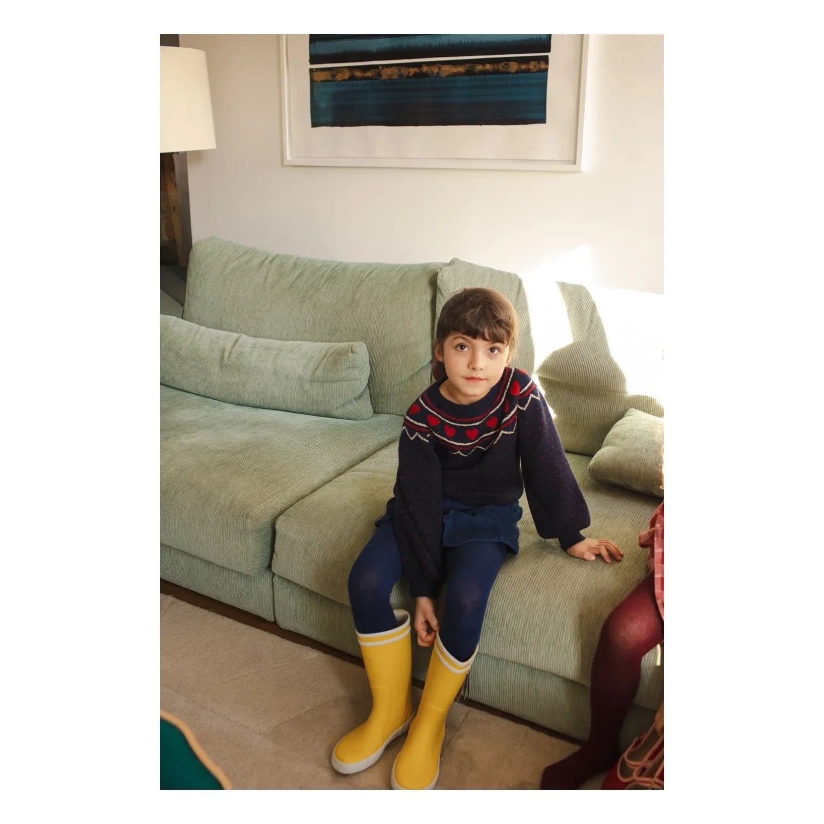 Louis Louise - Elias Hearts Pullover | Marineblau