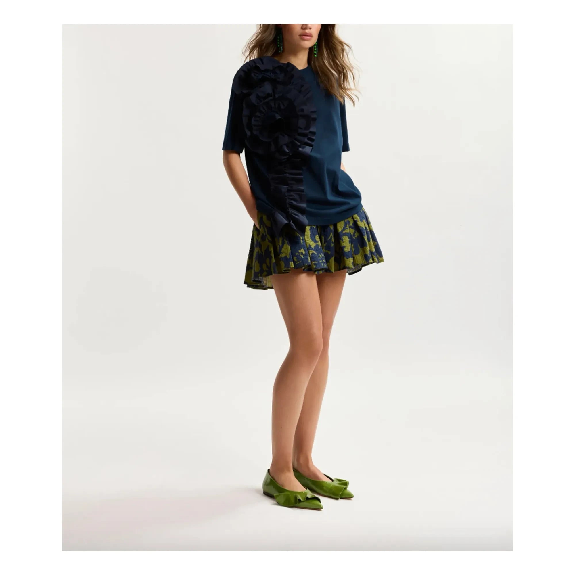 Essentiel Antwerp - Jidole Baumwoll-T-Shirt | Blau