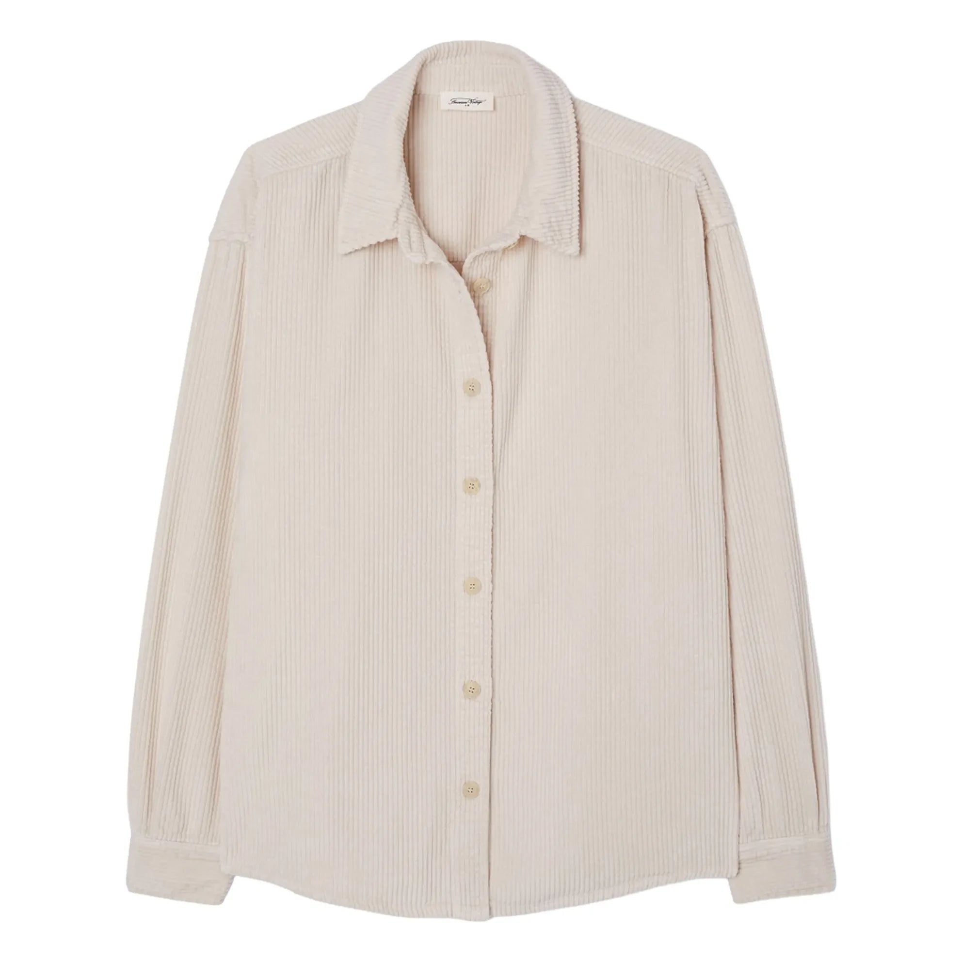 American Vintage - Padow Samt-Overshirt | Ecru