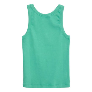True Artist - Geripptes Tanktop N°20 | Grün
