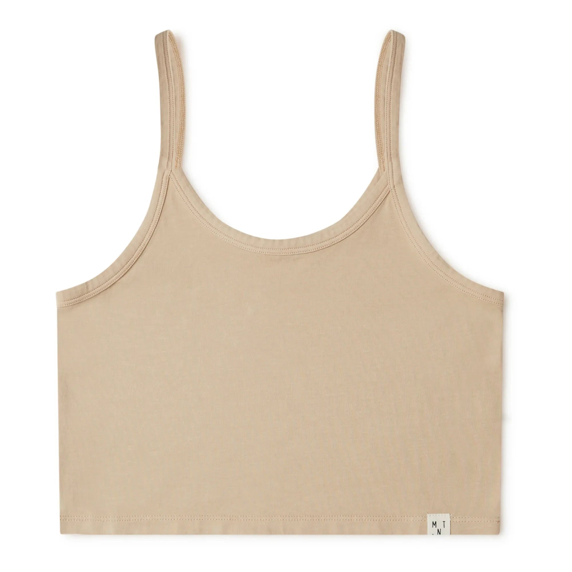 Matona - Gekürztes Bio-Baumwoll-Top - Damenkollektion | Puder