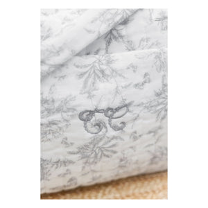 Tartine et Chocolat - Toile de Jouy Wickeltasche | Grau
