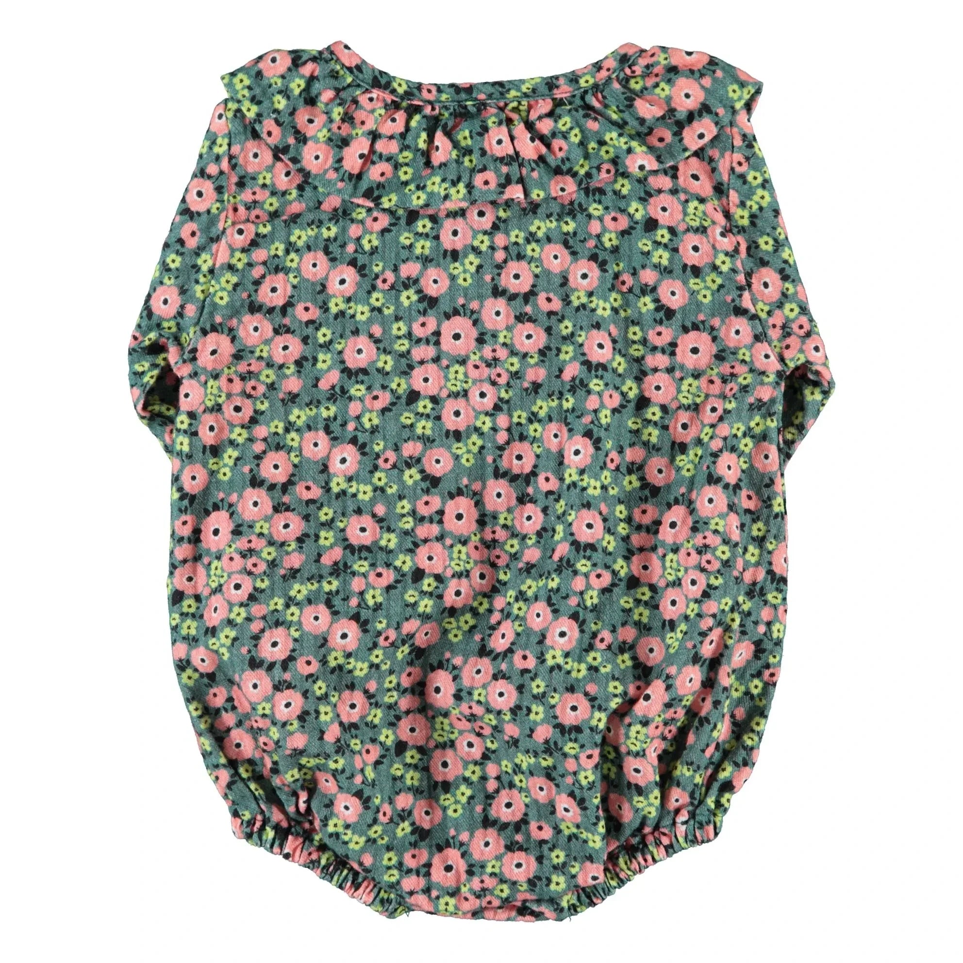 Piupiuchick - Overall mit Blumenmuster | Grün