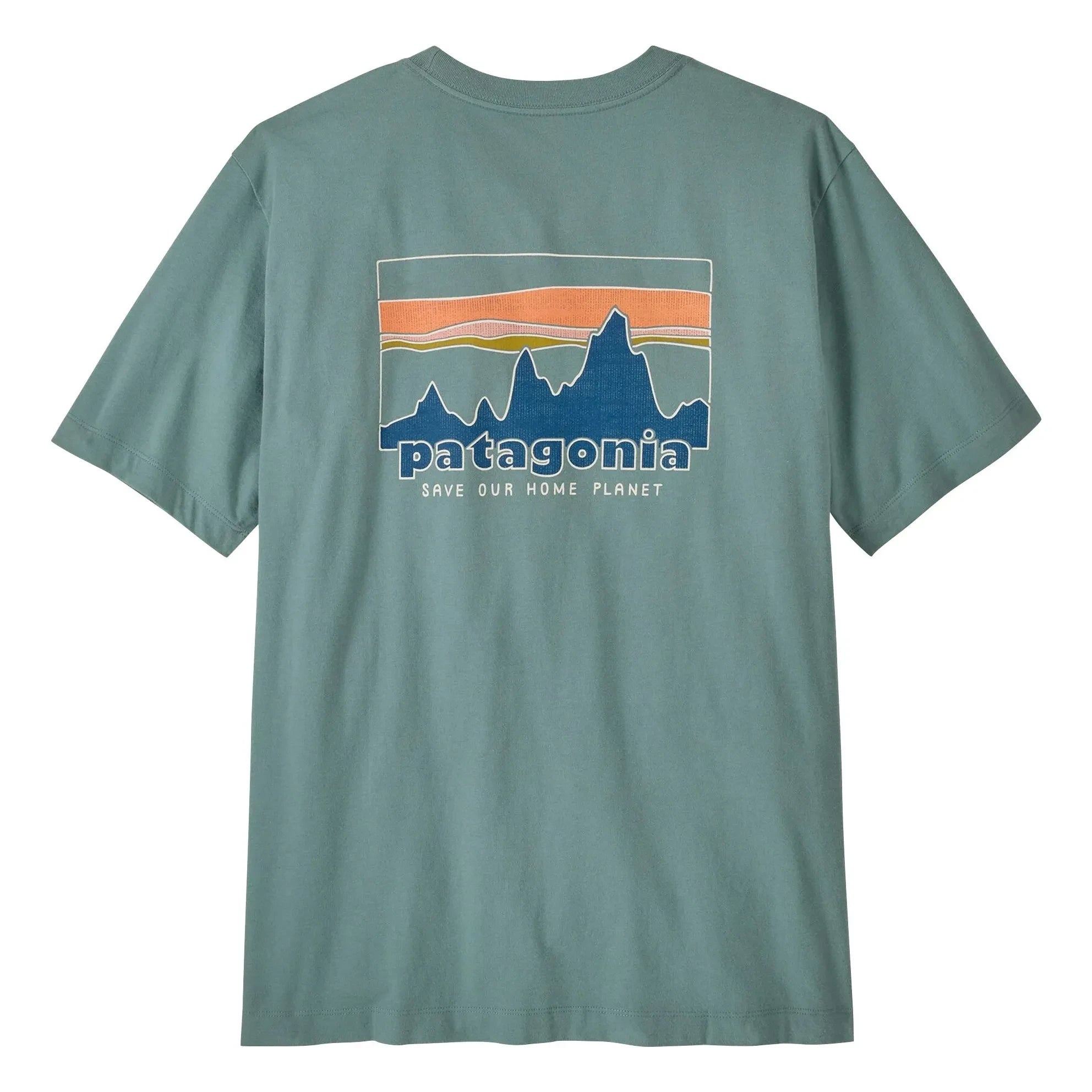 Patagonia - 73 Skyline T-Shirt | Blaugrün