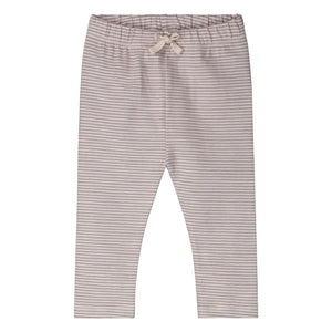 Gray Label – Gestreifte Leggings aus Bio-Baumwolle | Mauve
