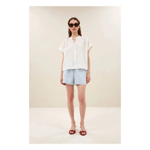 By Bar - Ally Bio-Baumwollbluse | Weiß