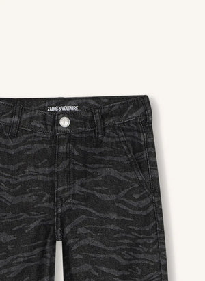 Zadig & Voltaire - Jean Victoria Zebra | Jeans schwarz