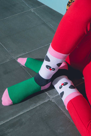 Eat My Socks - Kinderfauler Panda Socken