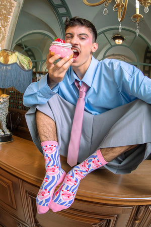 Eat My Socks - Erwachsene Pretty Pastasocken