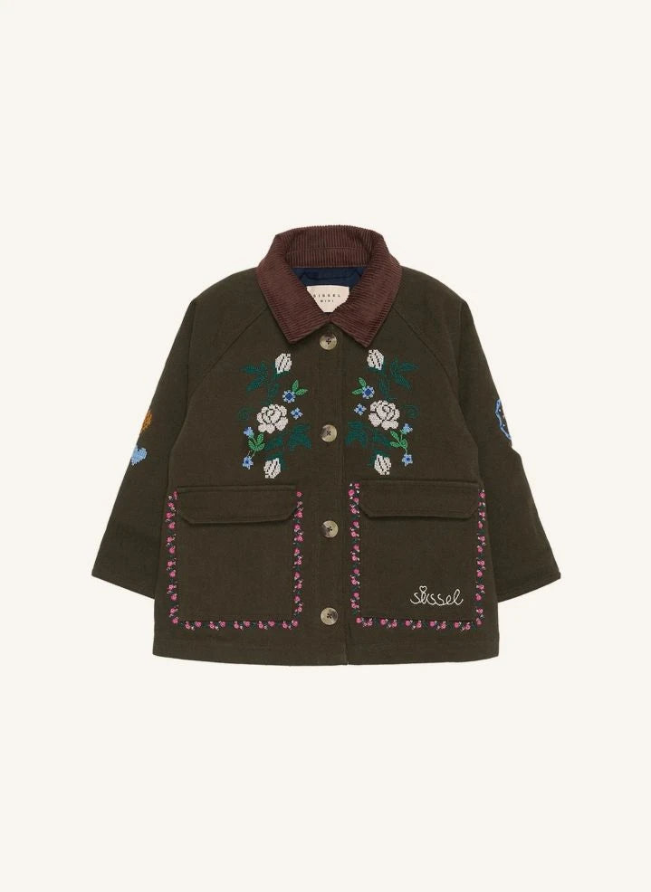 SISSEL EDELBO - Cara Bio-Baumwolljacke - Kinderkollektion | Khaki