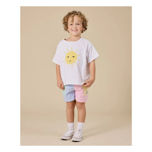Goldie + Ace – Exclusive Goldie+Ace x Smallable – Oversize-T-Shirt Soleil | Weiß