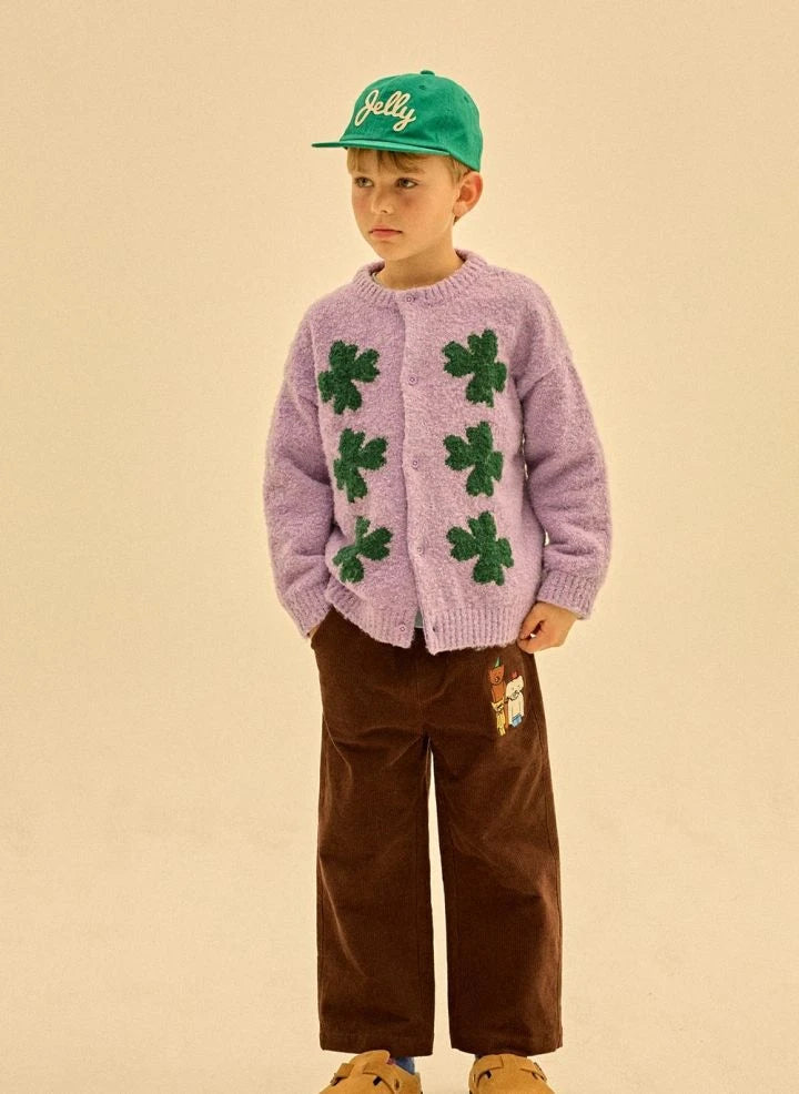 Jelly Mallow - Lucky Clover Strickjacke | Lila