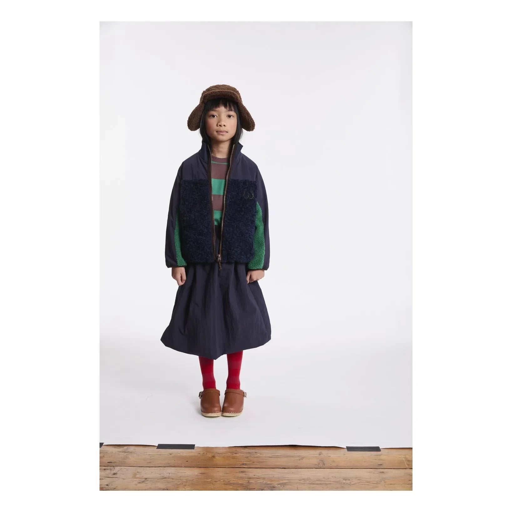 Wynken - Jacke im Sherpa-Stil | Marineblau