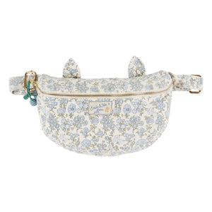Emile et Ida - Blumenmuster Banana Tasche | Creme