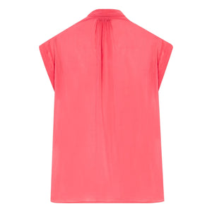 Forte Forte - Baumwoll- und Seiden-Voile-Bluse | Rosa