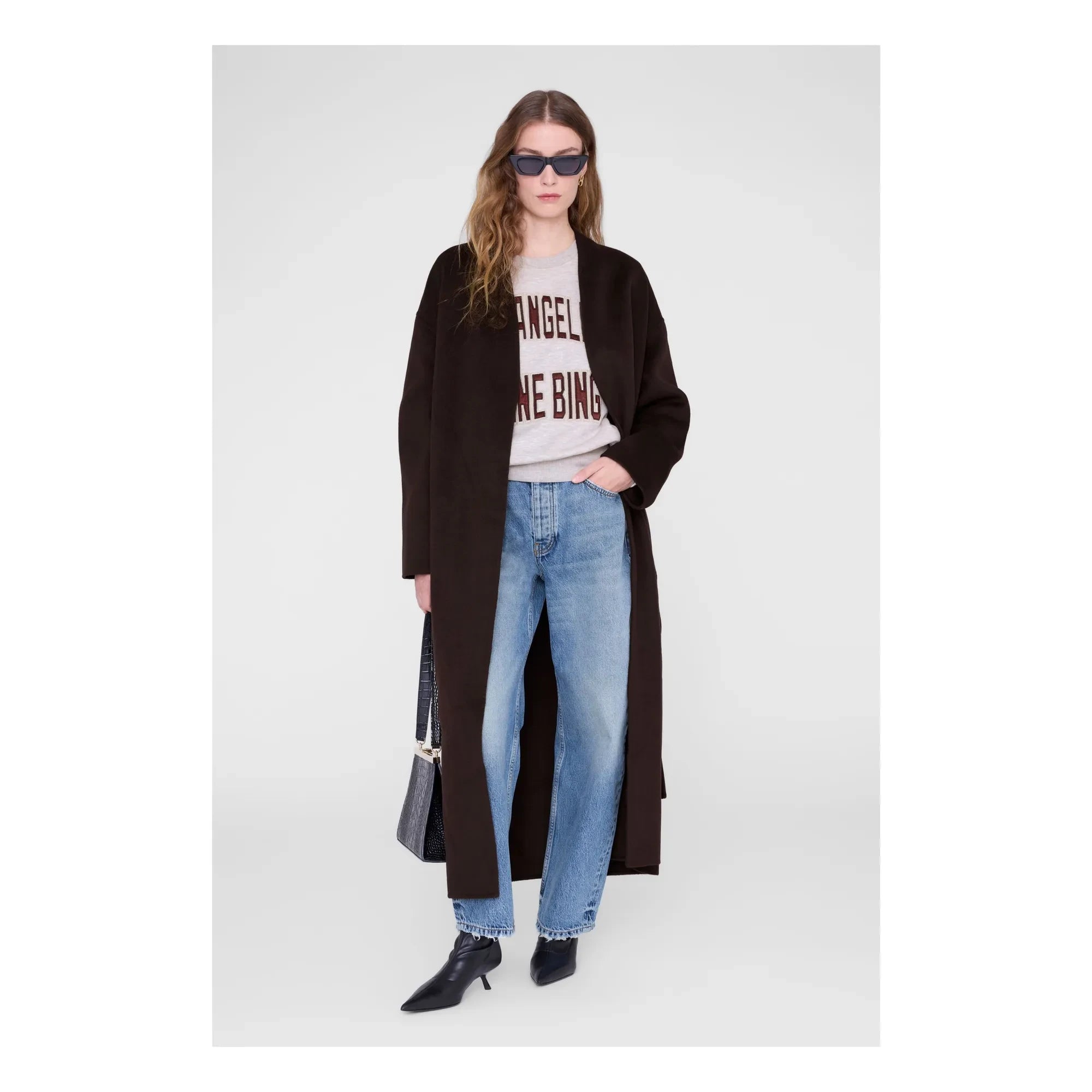 Anine Bing - Harry LA Sweatshirt | Meliertes Beige