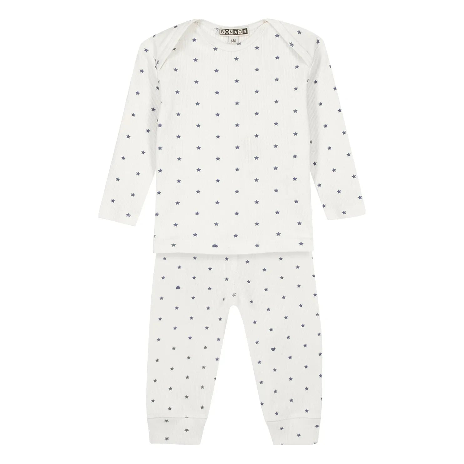 Bonton - Patino Pyjama mit Sternenmuster | Blau