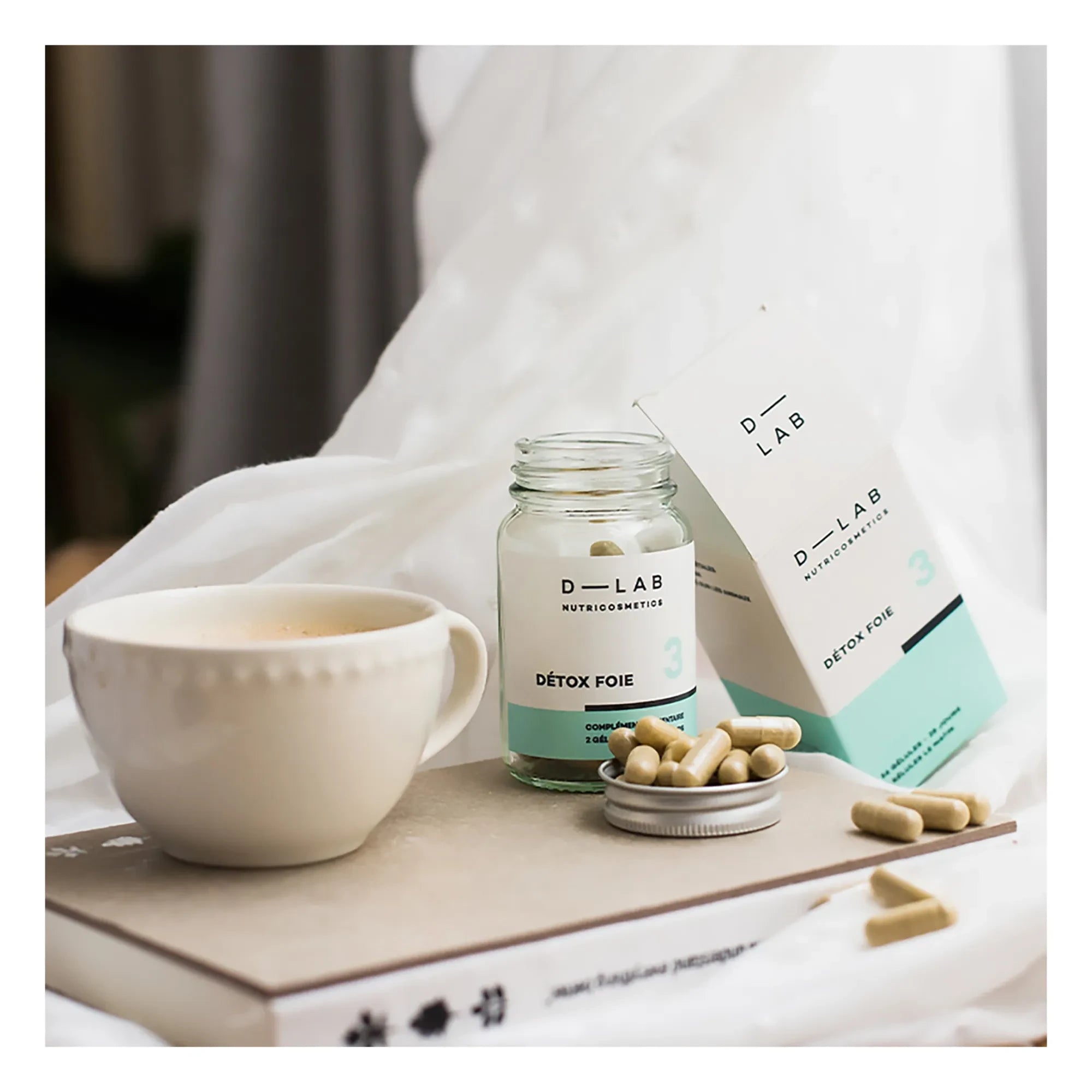 D-LAB NUTRICOSMETICS - Leber-Detox-Ergänzungsmittel - 1 Monat
