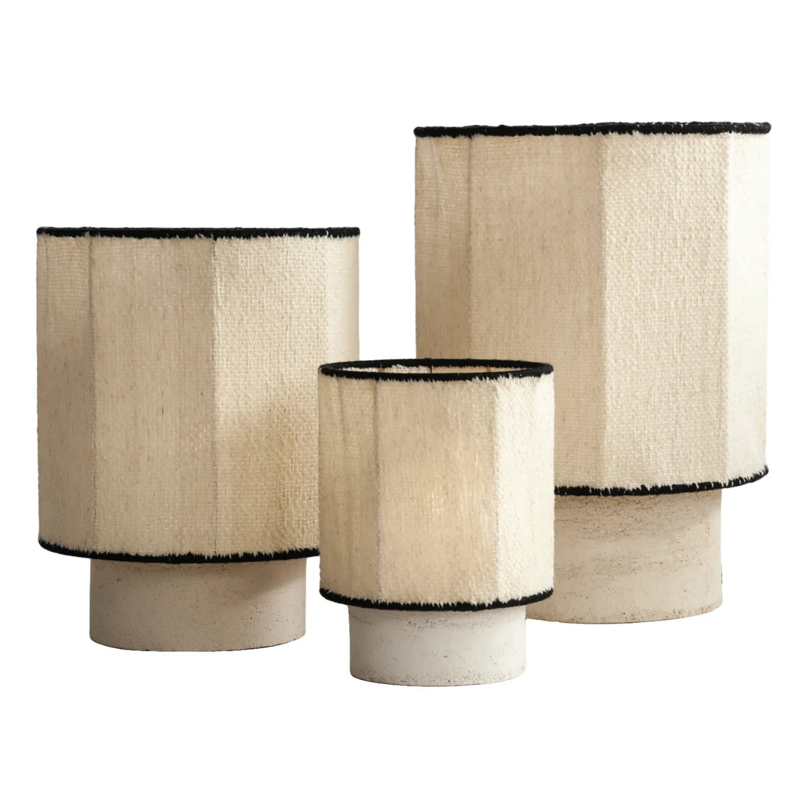 Maison de Vacances - Kalé Steingutlampe | Weiß