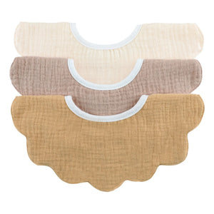 Soft Spot - Bloom Petal Bio-Baumwoll-Lätzchen - 3er Set