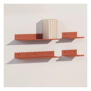 Nobodinoz - Wandregal Vibes 20x16 cm | Terracotta