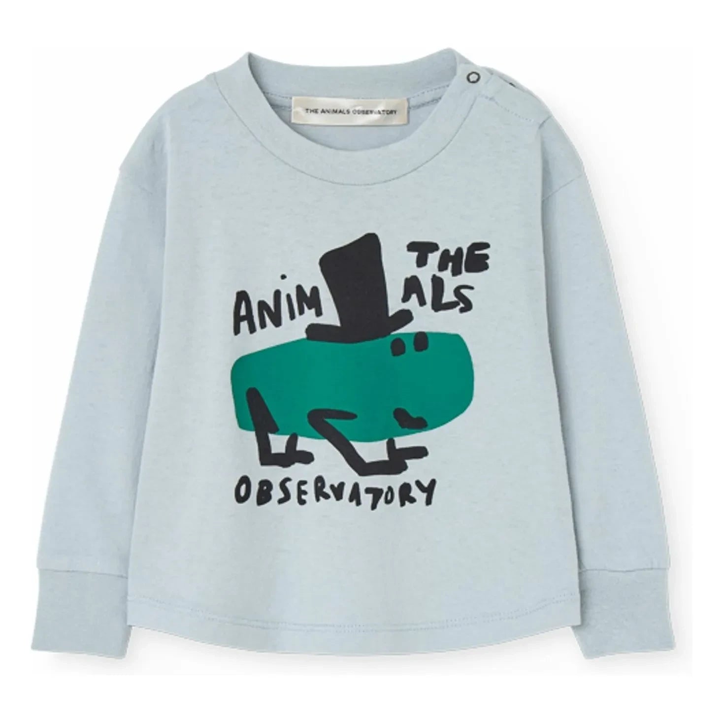 The Animals Observatory - Wapiti The Animals Observatory T-Shirt Bio-Baumwolle | Hellblau