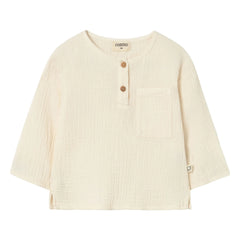 Cozmo - Kurta Iago Musselin-Stoff | Elfenbein