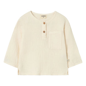 Cozmo - Kurta Iago Musselin-Stoff | Elfenbein