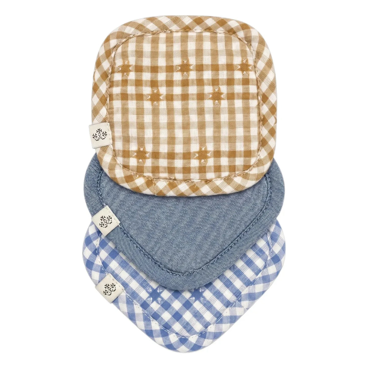 Editions Aimable - Dimitri Pantoffeln - 3er-Set | Blaues Chambray