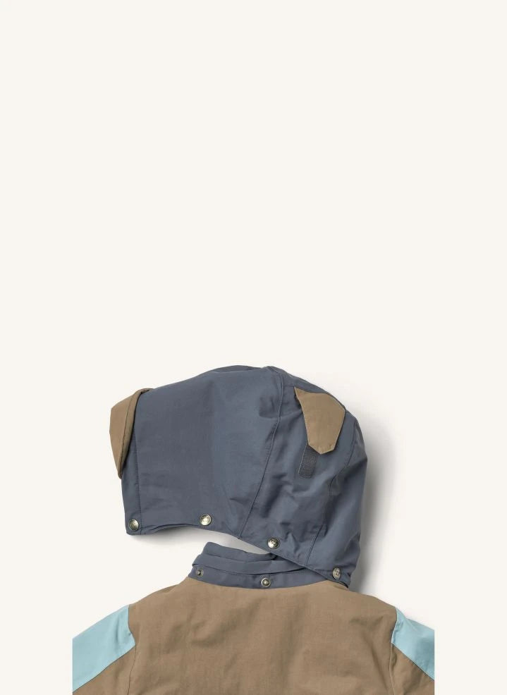 Wheat - Aus recycelten Fasern hergestellter Lausto Parka | Blau