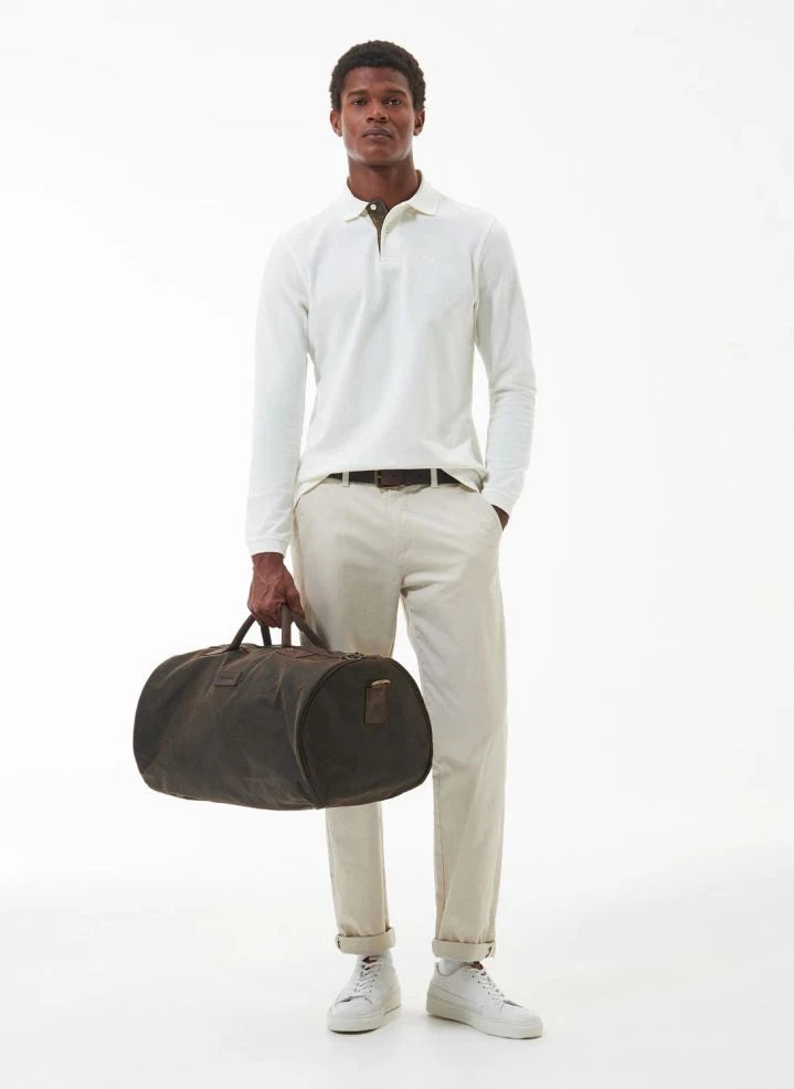 Barbour - Gewaschene, gewachste Reisetasche | Oliv