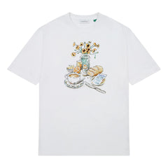 Edmmond Studios - Edmmond Breakfast Bio-Baumwoll-T-Shirt | Weiß