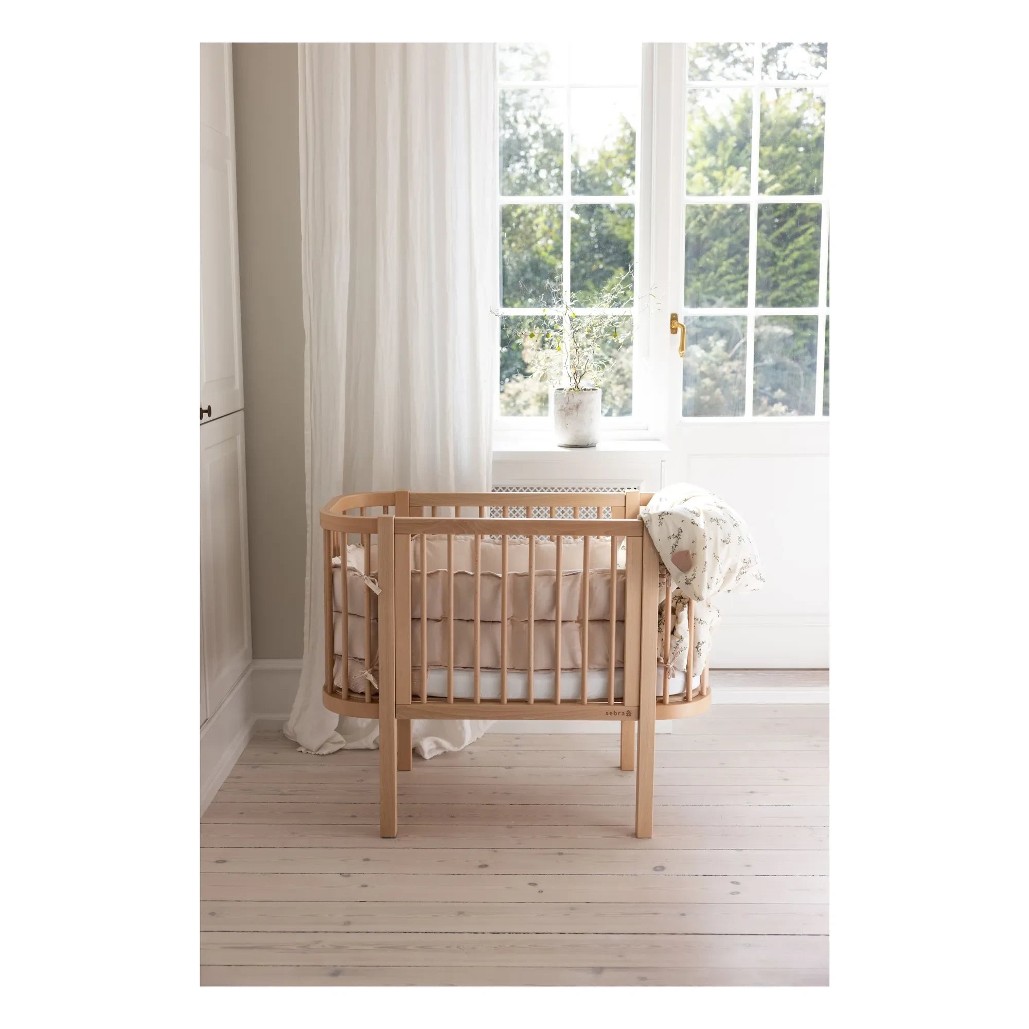 Sebra - Babybay Beistellbett | Buche