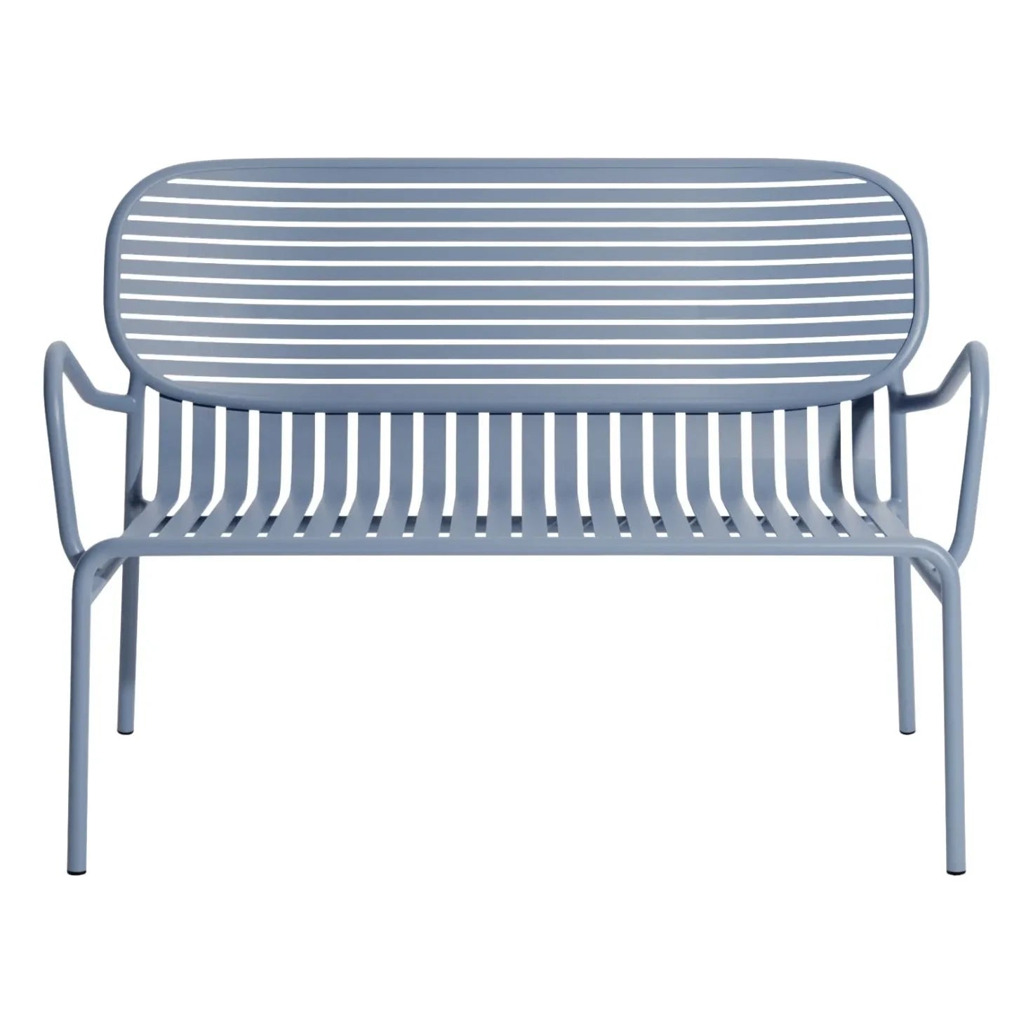 Petite friture - Week-end Gartensofa 2-Sitzer | Hellblau