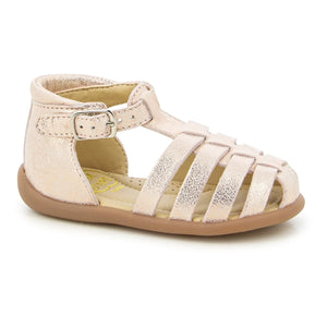 Pom d'Api - Stand Up Sandalen mit Knöchelriemen | Roségold